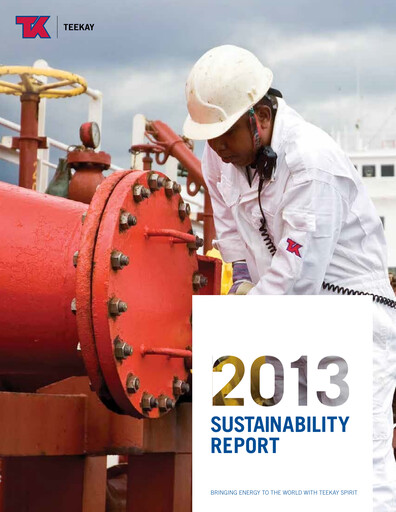 Thumbnail Teekay Tankers Sustainability Report 2013