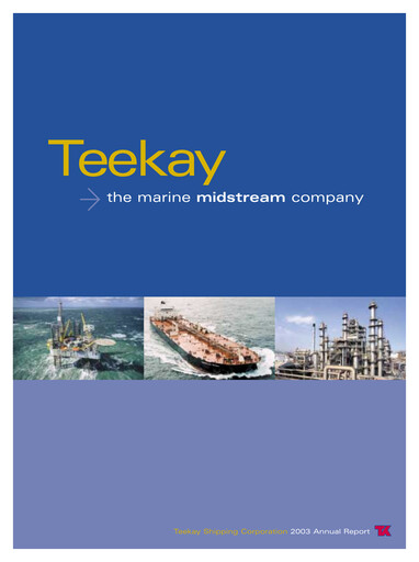 Thumbnail Teekay Annual Report 2003