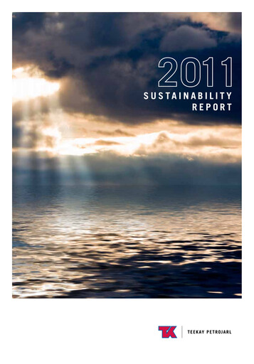 Thumbnail Teekay Sustainability Report 2011