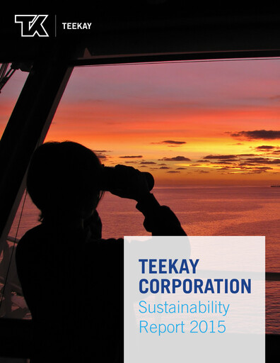Thumbnail Teekay Sustainability Report 2015