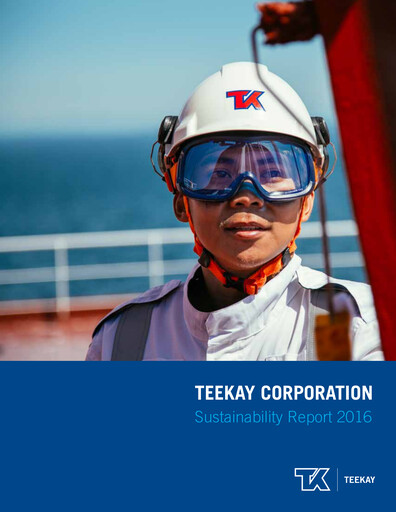 Thumbnail Teekay Sustainability Report 2016