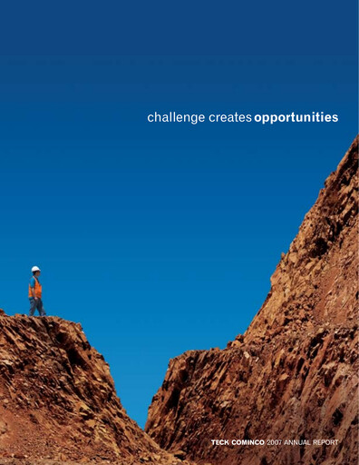 Thumbnail Teck Resources
 Annual Report 2007