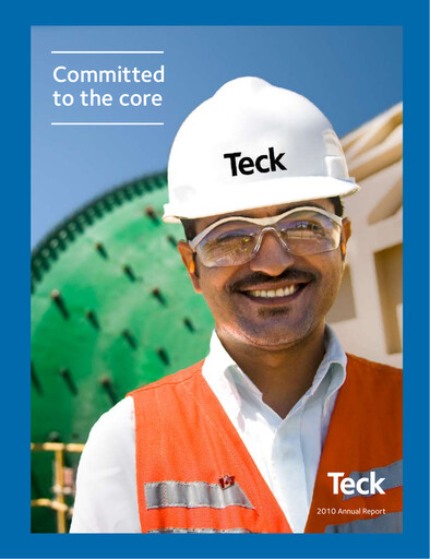 Thumbnail Teck Resources
 Annual Report 2010