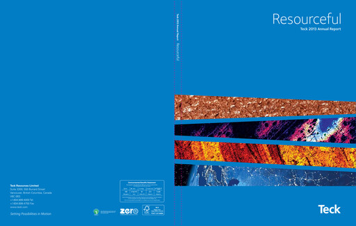 Thumbnail Teck Resources
 Annual Report 2013