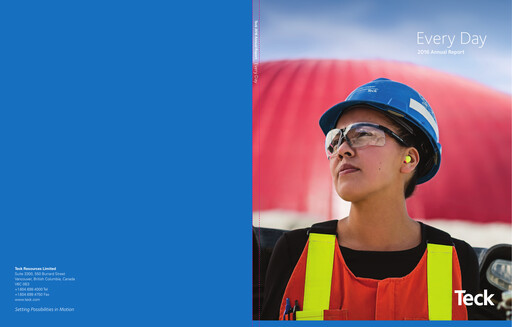Thumbnail Teck Resources
 Annual Report 2016