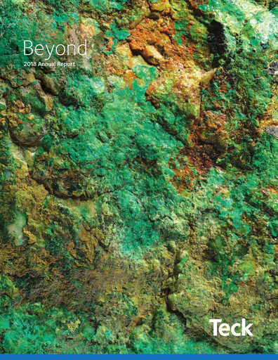 Thumbnail Teck Resources
 Annual Report 2018