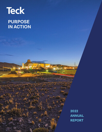 Thumbnail Teck Resources
 Annual Report 2022