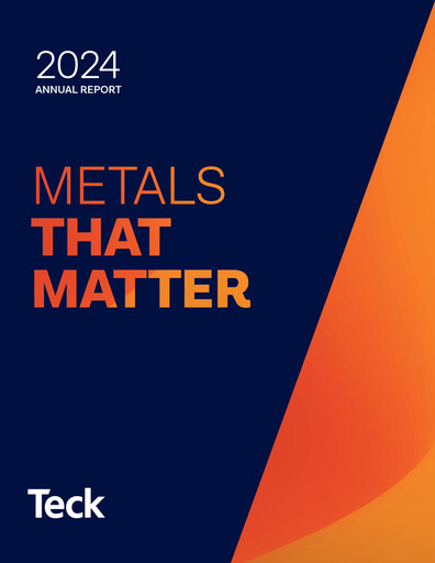 Thumbnail Teck Resources
 Annual Report 2024