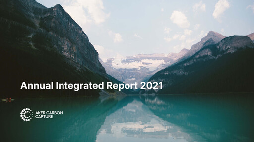 Thumbnail Aker Carbon Capture Annual Report 2021