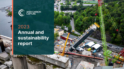 Thumbnail Aker Carbon Capture Annual Report 2023