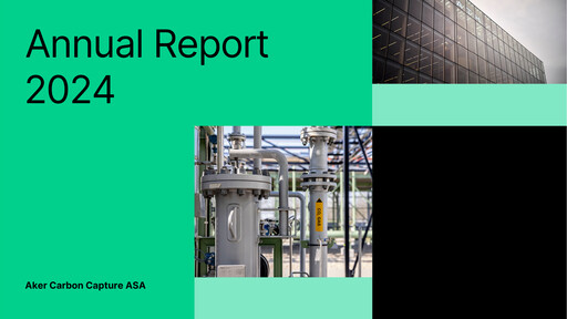 Thumbnail Aker Carbon Capture Annual Report 2024