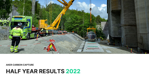 Thumbnail Aker Carbon Capture Half-year Report 2022-h1