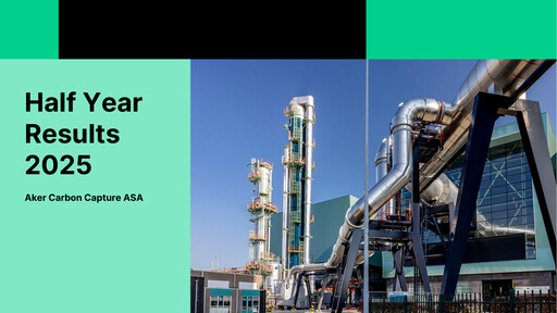 Thumbnail Aker Carbon Capture Half-year Report 2025-h1