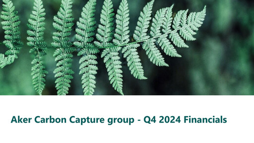 Thumbnail Aker Carbon Capture Quarterly Report 2024-q4