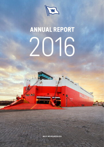 Miniature Wallenius Wilhelmsen Rapport annuel 2016