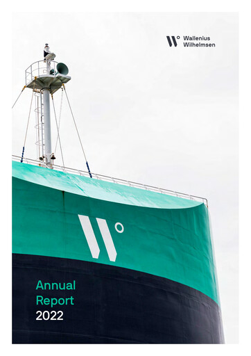 Miniature Wallenius Wilhelmsen Rapport annuel 2022