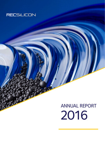 Thumbnail REC Silicon Annual Report 2016