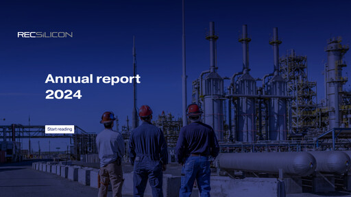 Thumbnail REC Silicon Annual Report 2024