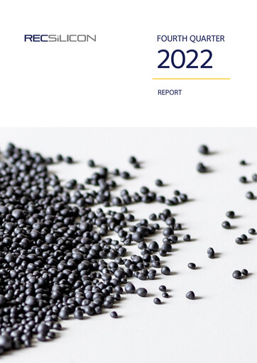 Thumbnail REC Silicon Quarterly Report 2022-q4