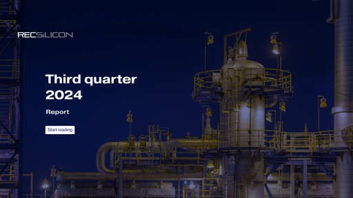 Thumbnail REC Silicon Quarterly Report 2024-q3
