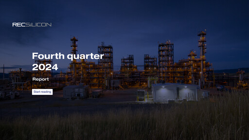 Thumbnail REC Silicon Quarterly Report 2024-q4