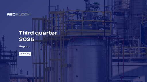 Thumbnail REC Silicon Quarterly Report 2025-q3
