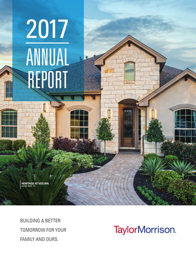 Thumbnail Taylor Morrison
 Annual Report 2017
