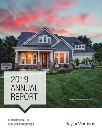 Thumbnail Taylor Morrison
 Annual Report 2019
