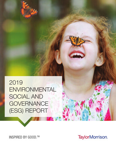 Thumbnail Taylor Morrison
 ESG Report 2019