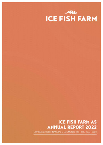 Thumbnail Ice Fish Farm Annual Report 2022