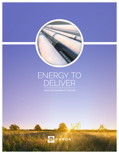 Thumbnail Targa Resources
 Sustainability Report 2020