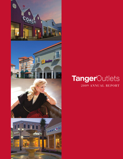 Thumbnail Tanger Inc.
 Annual Report 2009