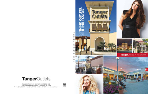 Thumbnail Tanger Inc.
 Annual Report 2012