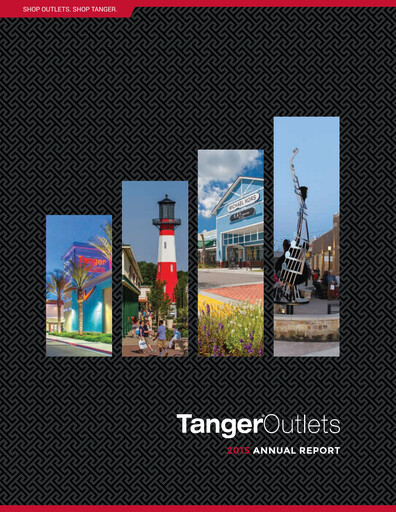 Thumbnail Tanger Inc.
 Annual Report 2015