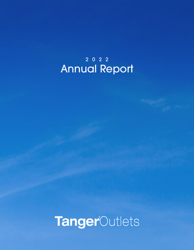 Thumbnail Tanger Inc.
 Annual Report 2022