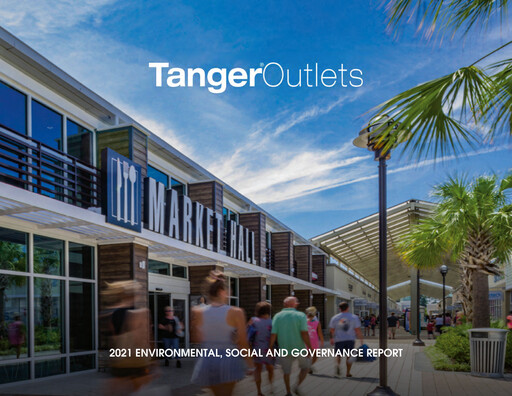 Thumbnail Tanger Inc.
 ESG Report 2021