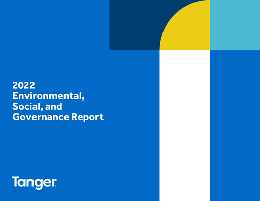 Thumbnail Tanger Inc.
 ESG Report 2022