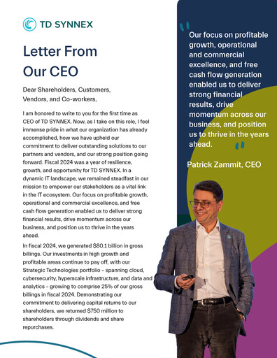 Thumbnail TD Synnex Annual Report 2024