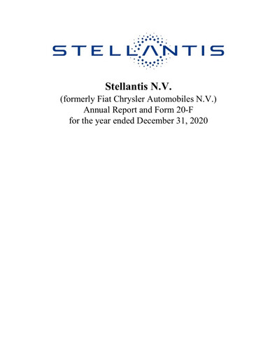 Thumbnail Stellantis Annual Report 2020