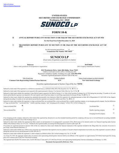 Thumbnail Sunoco Annual Report 2025