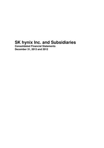 Thumbnail SK Hynix Financial Statement 2013