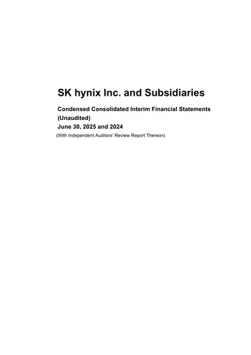 Thumbnail SK Hynix Half-year Report 2025-h1