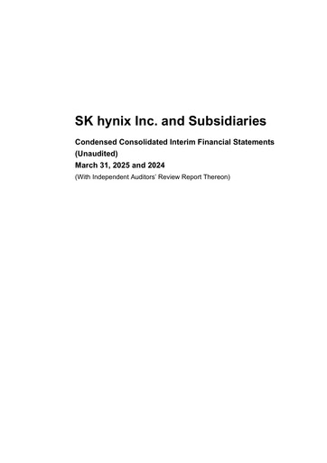 Vorschaubild SK Hynix Quartalsbericht 2025-q1