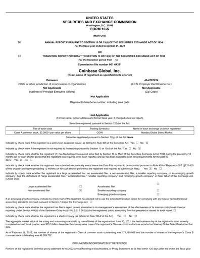 Thumbnail Coinbase Annual Report 2021