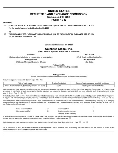 Thumbnail Coinbase Quarterly Report 2021-q3
