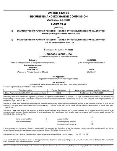 Thumbnail Coinbase Quarterly Report 2025-q1