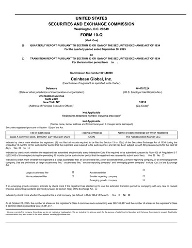 Thumbnail Coinbase Quarterly Report 2025-q3