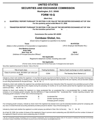 Thumbnail Coinbase Quarterly Report 2026-q1