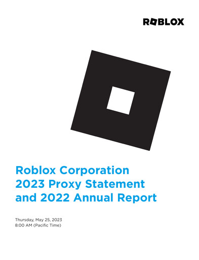 Thumbnail Roblox Annual Report 2022