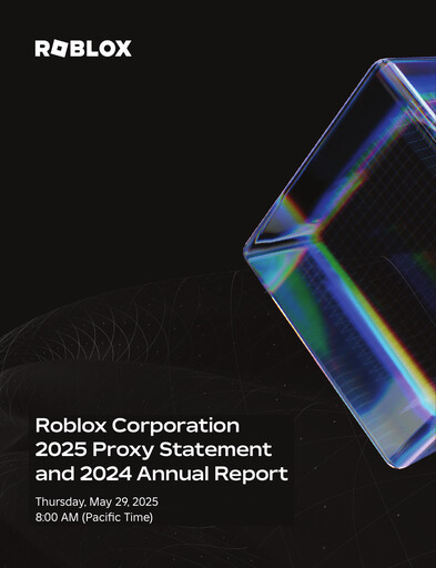 Thumbnail Roblox Annual Report 2024